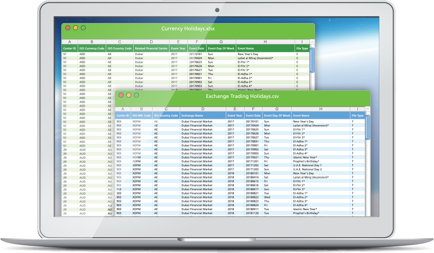 Holiday Data Service Samples